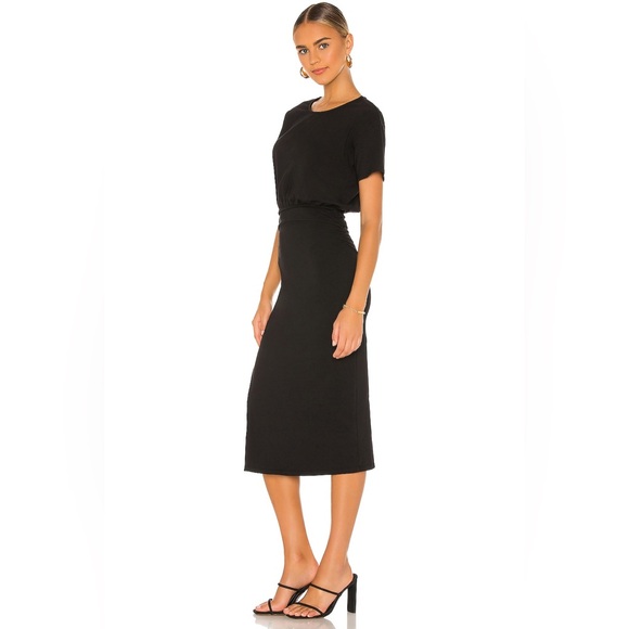 Lovers + Friends Easy Ruched Midi Dress - Picture 2 of 12